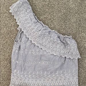 An off the shoulder top!